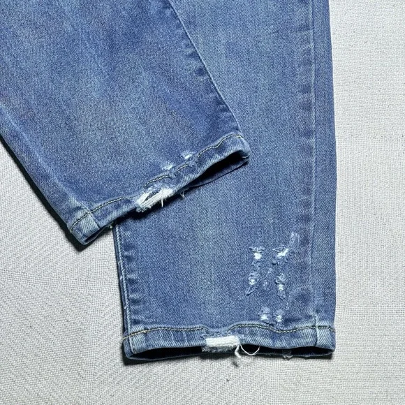 Judy Blue High Rise Slim Fit Jeans 9/29 Distressed Stretch Denim Medium Wash - Picture 3 of 16